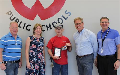 Randy Bonk Named May Winner of Westonka Way Award